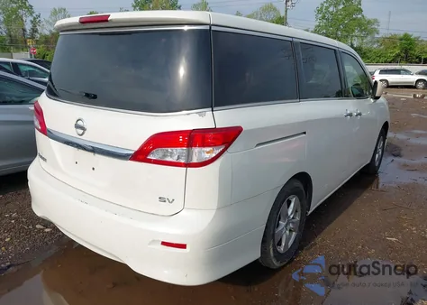 2013 Nissan Quest Sv из США, поврежденный, VIN JN8AE2KP3D9070058